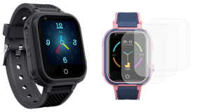 G12 Smartwatch til børn med GPS -Sort inkl. 3 stk. Skærmbeskyttelse / Film