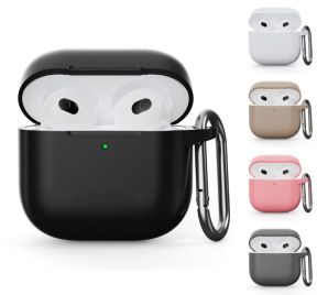 Silikonebeskyttelsesetui til AirPods 4 foran