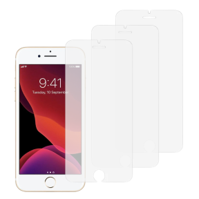 3 stk Skærmbeskyttelse / Beskyttelsesglas / Hærdet Glas til iPhone 7 / 8