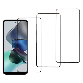 3 Stk Motorola Moto G13 / G23 / G53 3D Glas / Beskyttelsesglas / Skærmbeskyttelse