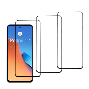 3 stk Beskyttelsesglas / Skærmbeskyttelse / 3D Glas til Xiaomi Redmi 12 5G