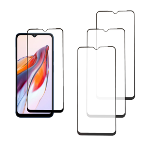3 stk Hærdet Beskyttelsesglas til Xiaomi Redmi 12C 4G, Skærmbeskyttelse med Kant