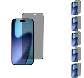 5 stk. iPhone 17 Pro Max Skærmbeskyttelse / Privacy Glas