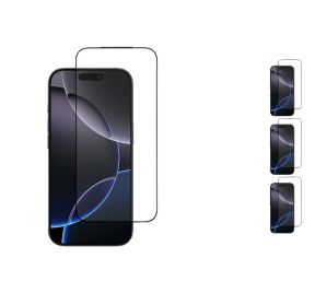 3 stk. iPhone 17 Pro Max 3D Skærmbeskyttelse / Beskyttelsesglas