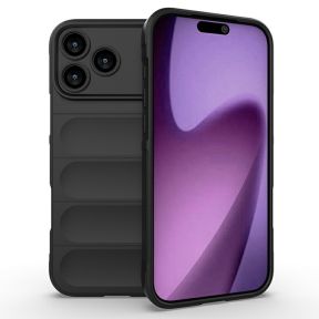 iPhone 17 Pro Silikone Cover med Bølget Bagside