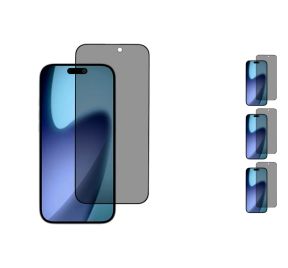 3 stk. iPhone 17 Skærmbeskyttelse / Privacy Glas