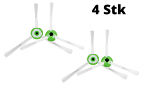 4 stk Sidebørster til iRobot Roomba Combo J5 / J5+