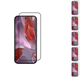 5 stk. Google Pixel 9a Skærmbeskyttelse / 3D Beskyttelsesglas