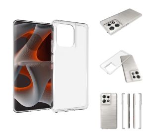 Gennemsigtigt TPU cover set forfra