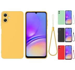 Rødt silikonecover til Samsung Galaxy A06