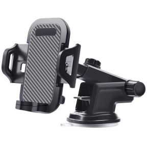 Mobilholder til bil med sugekop - til fx iPhone & Samsung