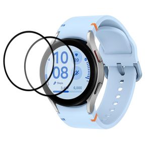 Beskyttelsesglas med sort kant til Samsung Galaxy Watch FE 40mm
