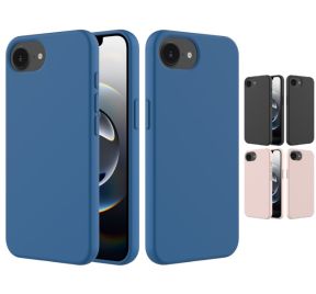 Silikone Cover til iPhone 16e / 17e Silikone Cover med Blød Inderside