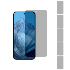 5 stk. Google Pixel 9 / 9 Pro Privacy Beskyttelsesglas / Skærmbeskyttelse