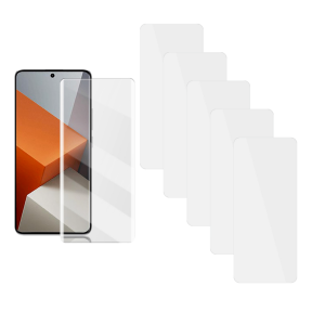 5 stk Xiaomi Redmi Note 13 Pro Plus 5G Buet Beskyttelsesglas / Skærmbeskyttelse