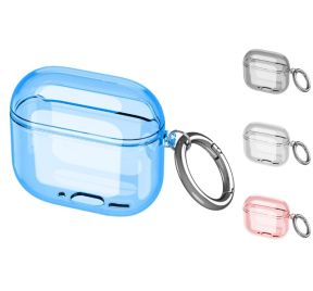 Transparent AirPods 4 cover med opladningsetui