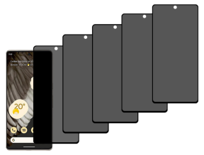 5 Stk. Privacy Glas / Beskyttelsesglas / Skærmbeskyttelse til Google Pixel 7 Pro