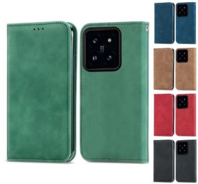 Xiaomi 14T Pro lædercover sort forside