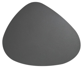 Dækkeserviet i PVC Læder 45 x 37 cm-Mørkegrå