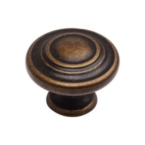 Vintage Spiral Møbelknop i Bronze