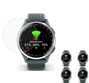 4 stk. Garmin Approach S44 Skærmbeskyttelse / Hærdet Beskyttelsesglas