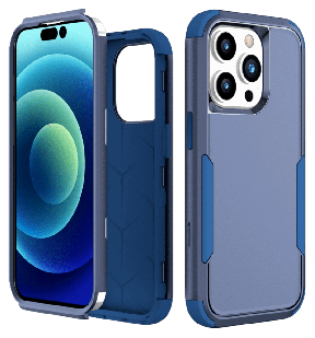 Complete Cover til iPhone 14 Pro-Blå