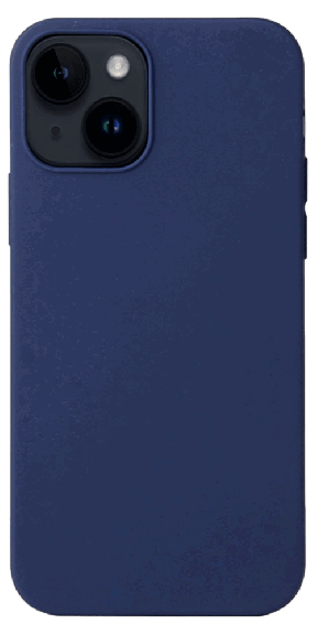 iPhone 14 Soft Matte Silikone Cover-Mørkeblå