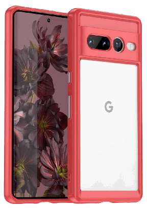 Panel Silikone Cover til Google Pixel 7 Pro-Rød