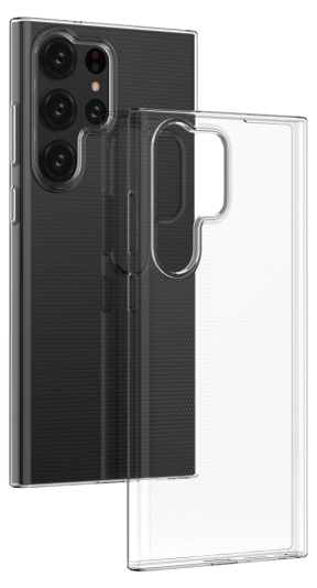 Gennemsigtig Silikone Cover til Samsung Galaxy S23 Ultra