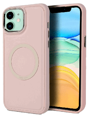 Corium Læder Cover med MagSafe til iPhone 11-Lyserød
