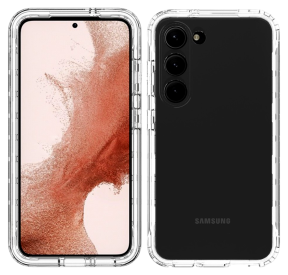 Crystal Bumper Silikone Cover til Samsung Galaxy S23 Plus