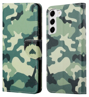 Camouflage Flip Cover til Samsung Galaxy S23 Plus
