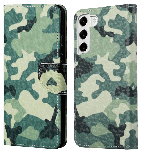 Camouflage Flip Cover til Samsung Galaxy S23 Plus