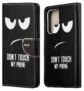 Dont Touch My Phone Flip Cover til Samsung Galaxy S23 Ultra
