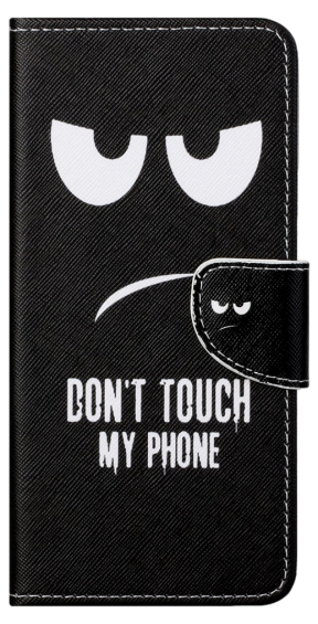 Dont Touch My Phone Flip Cover til Samsung Galaxy S23