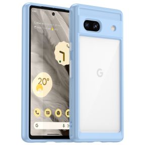 Panel Silikone Cover til Google Pixel 7a-Lyseblå