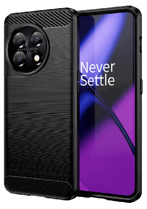 Sort Carbon Cover til OnePlus 11 5G