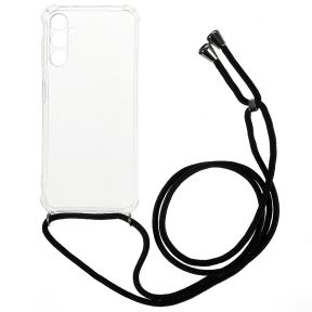 Gennemsigtigt Silikone Cover med Snor til Samsung Galaxy A54 5G