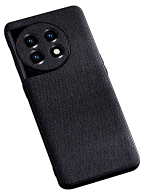 Cloth Cover til Oneplus 11 5G-Sort