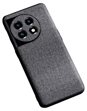 Cloth Cover til Oneplus 11 5G-Grå