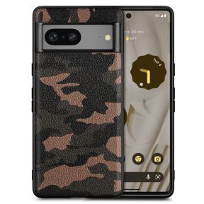 Camou Silikone og Kunstlæder Cover til Google Pixel 7a