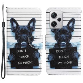 Dont Touch My Phone Flip Cover til Xiaomi Redmi Note 12 Pro 5G