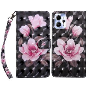 Magnolia 3D Flip Cover til Motorola Moto G13 / G23 / G53