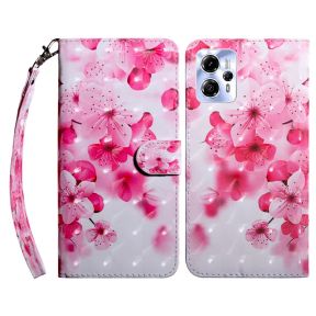Flora 3D Flip Cover til Motorola Moto G13 / G23 / G53