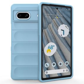 Rugged Silikone Cover til Google Pixel 7a-Blå