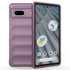 Rugged Silikone Cover til Google Pixel 7a-Lilla