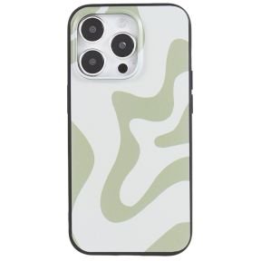Retro Swirl Silikone Cover til iPhone 14 Pro