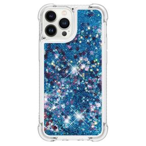 Glitter Silikone Cover til iPhone 15 Pro