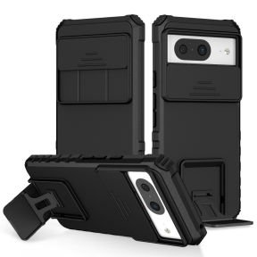 Google Pixel 8 Hard Case - Slidstærk, Kamerabeskytter & Kickstand