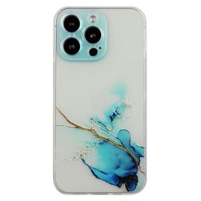 Marblo Silikone Cover til iPhone 15 Pro-Blå